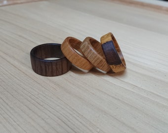 wooden rings