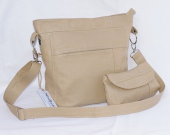 Tasche / Ledertasche - SET