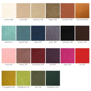Anhand der Farbkarte kannst du dich orientieren und alle Modelle in vielen, schönen Farben bestellen. Im Shop gibt es tolle Farben - wähle aus 22 deine Lieblingsfarbe aus.
