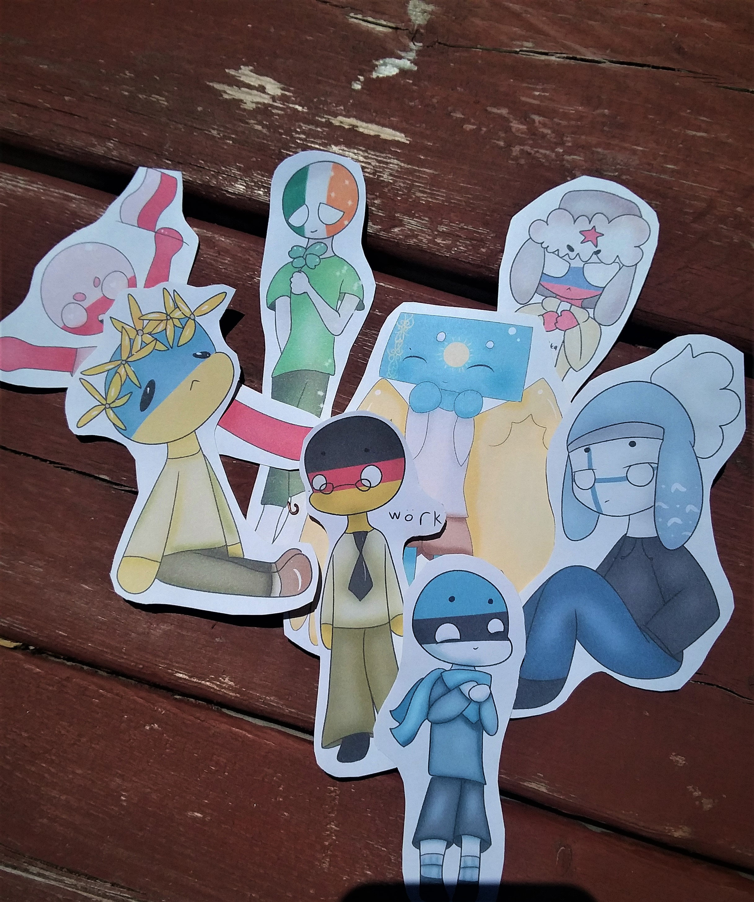 Countryhumans Russia/ Sticker Sticker for Sale by FlameonLeaf