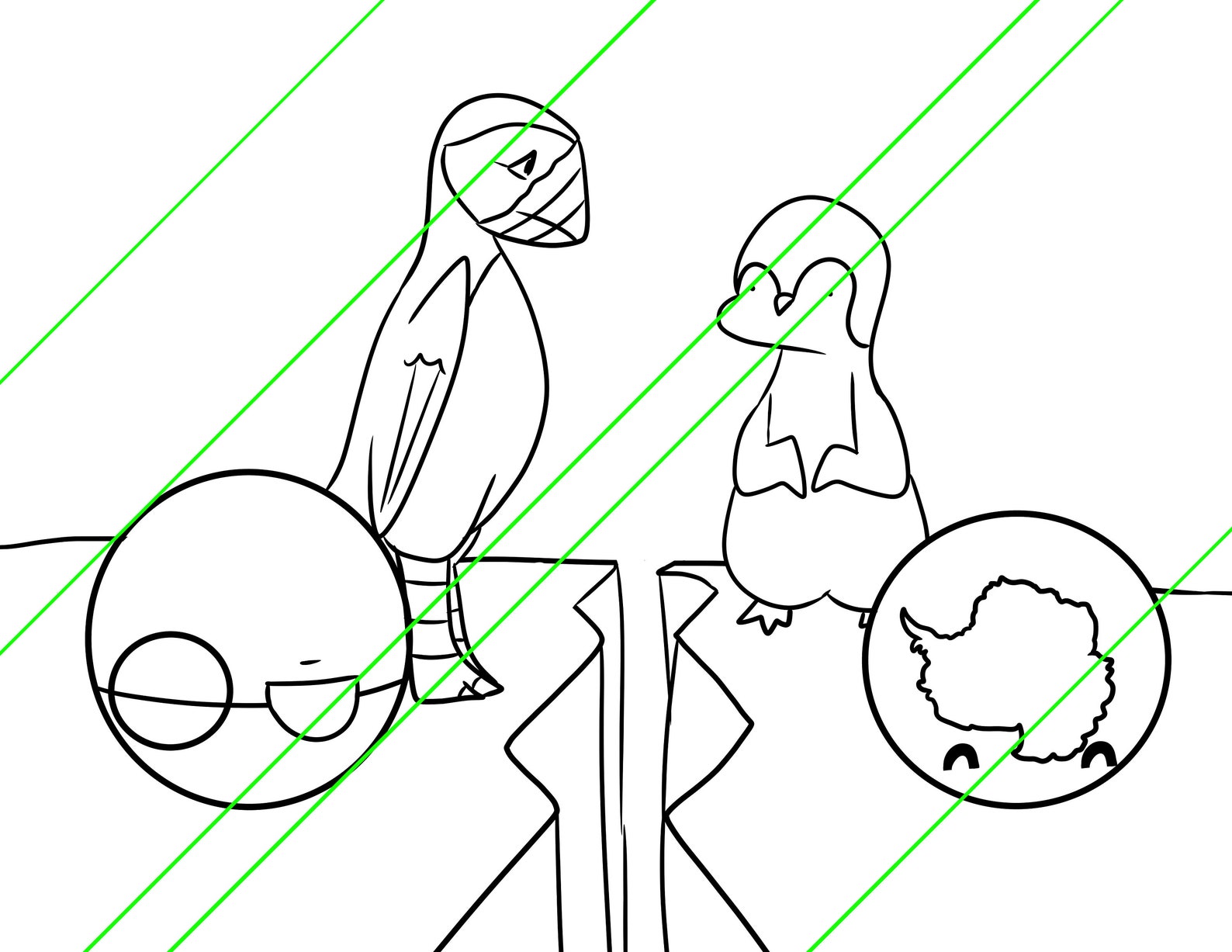 Countryballs/polandball Coloring Pagesseries 22022 - Etsy UK