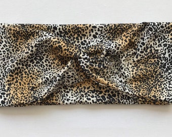 Indian Leopard Animal Print Headband