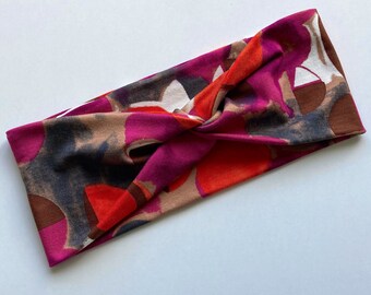 Autumn Blossom Wide Headband