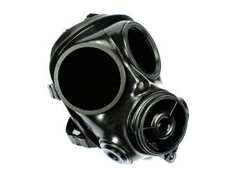 Outsert Linsen für S10 Gasmaske Schwarz Außenring Gasmask Britische S10