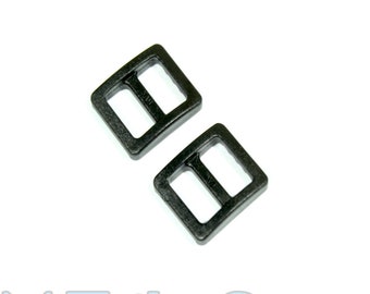 25 Mini Slider Regulator Stopper for 10 mm Webbing Regulator Plastic