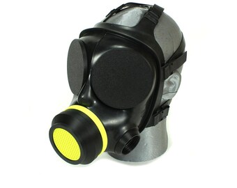 Adaptateur pour masque à gaz S10 avec bouchon à vis et valve d'expiration RD40