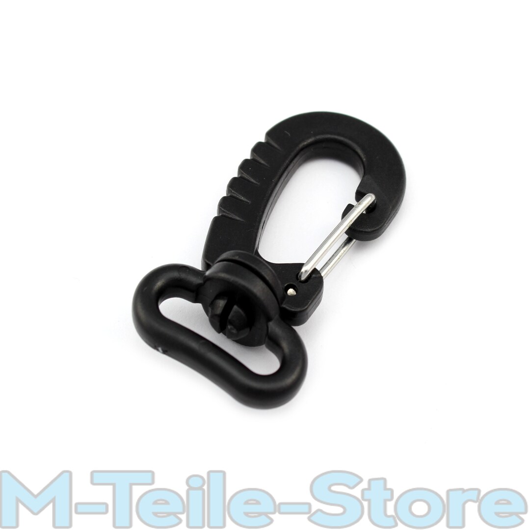 10 Carabiners With Swivel Belt Width 20 Mm 54 X 28 Mm Plastic Etsy