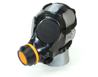 Adaptateur pour masque à gaz FM12 avec bouchon à vis et valve d'expiration