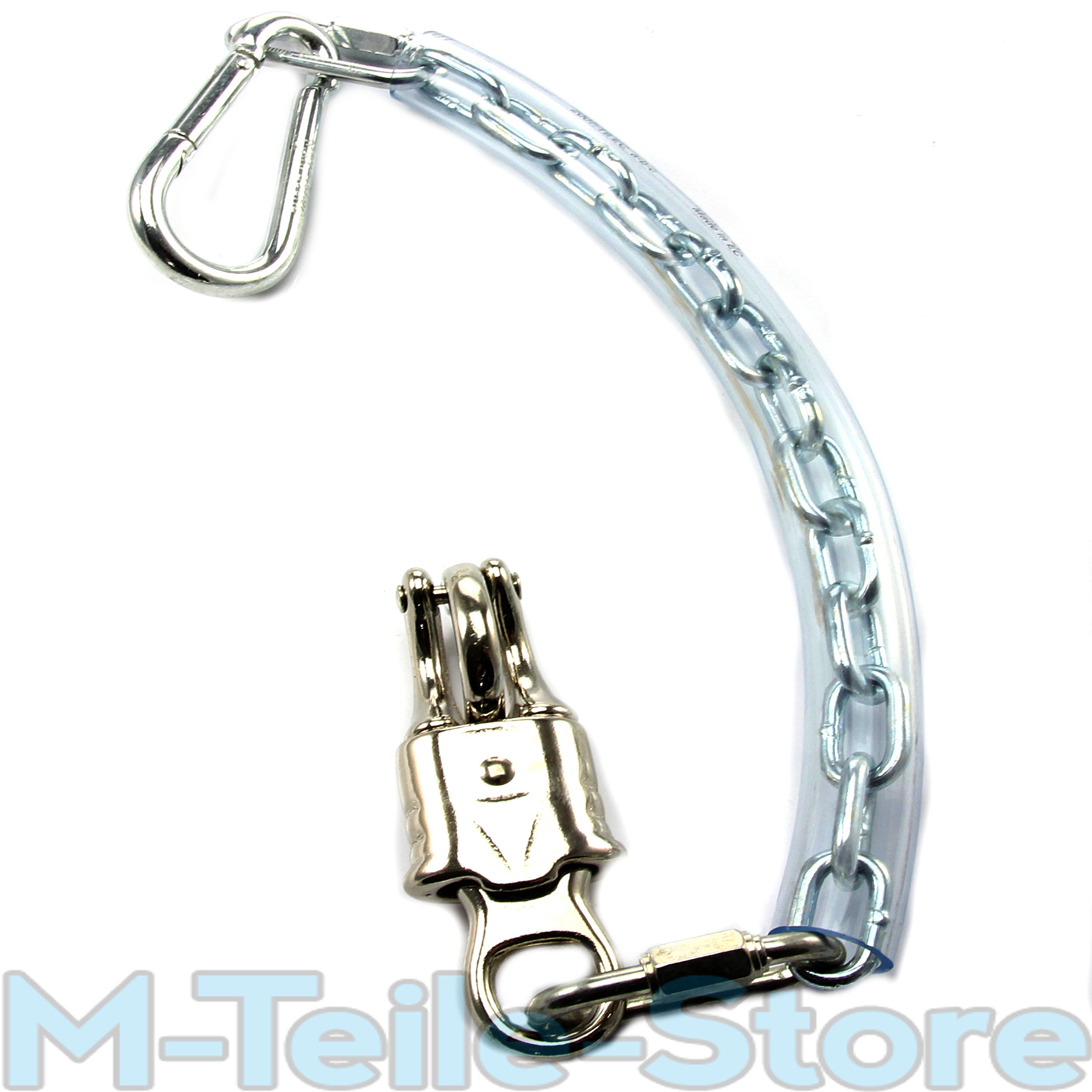 Tethering Chain 100 Cm Sheathed Panic Hook Carabiner Chain PVC Etsy