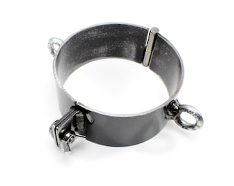 entrave au cou, entrave en fer, 210 mm, BDSM, SM, bondage médiéval, bâillon