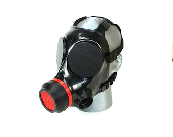Adaptateur pour masque à gaz FM12 avec bouchon à vis et valve d'expiration
