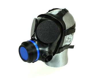 Adaptateur pour masque à gaz S10 RD40 avec bouchon à vis et valve d'expiration