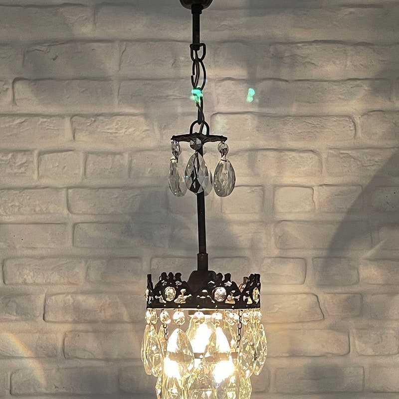Antique / Vintage Brass \u0026 Crystals 