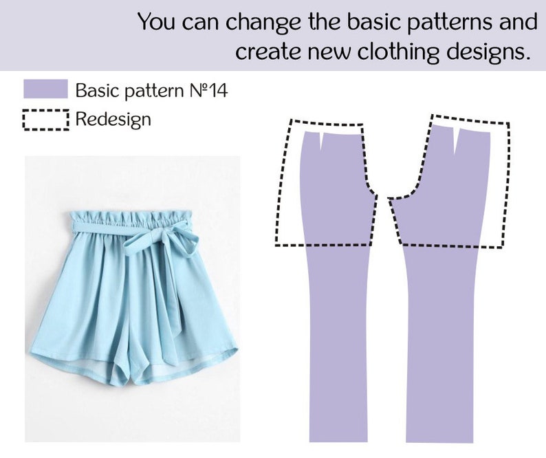 15 basic PDF sewing patterns for women plus size PDF | Etsy