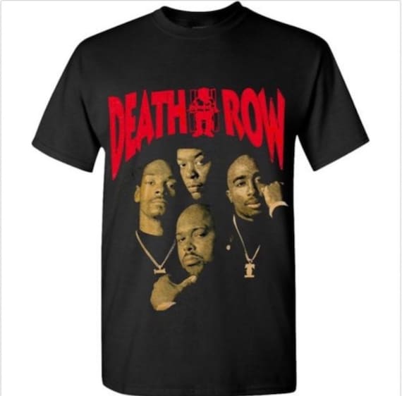 death row records shirt red