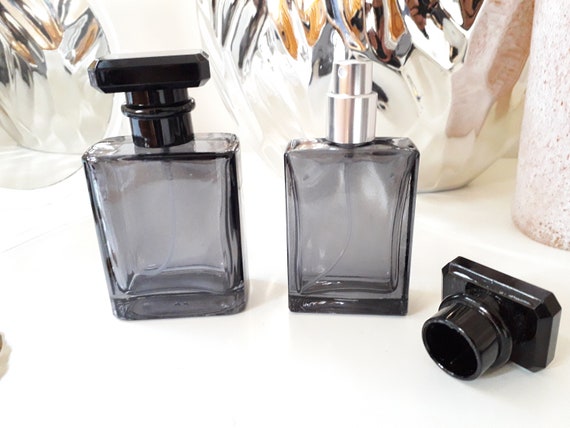 50ml Glass Perfume Bottle Gradient Empty Cylindrical Bottle 