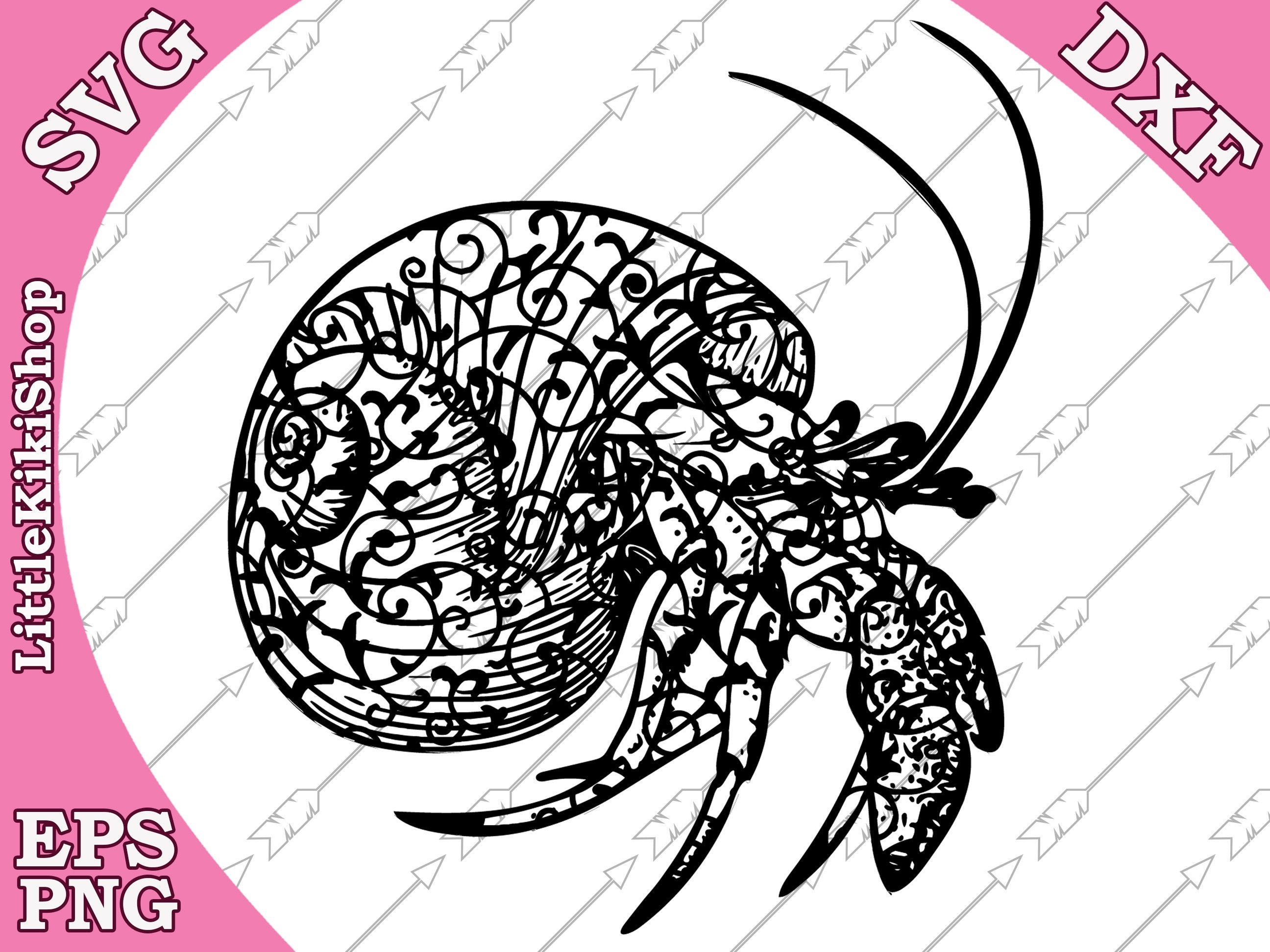 Download Zentangle Shell Svg Mandala Shell Svg Sea Animal Etsy