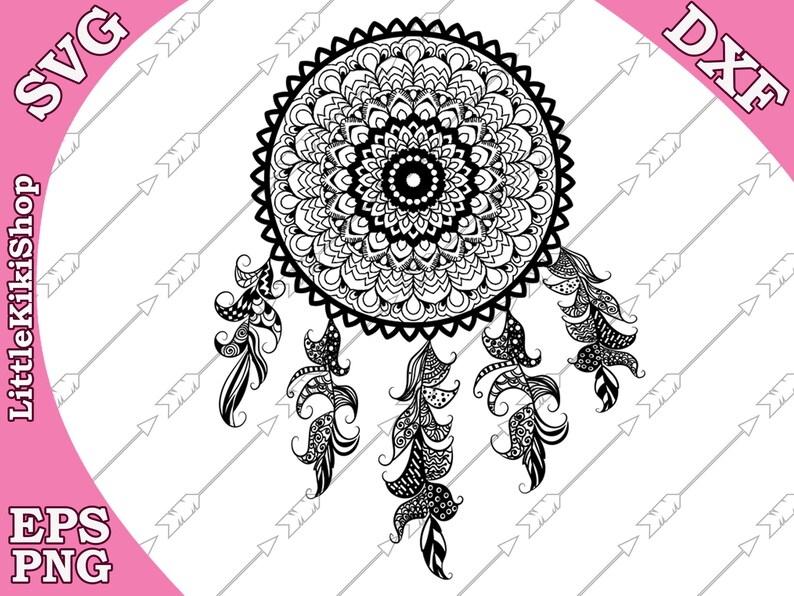 Free Free 297 Dream Catcher Mandala Svg SVG PNG EPS DXF File