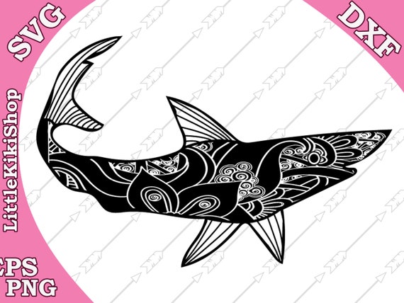 Free Free 289 Shark Mandala Svg SVG PNG EPS DXF File