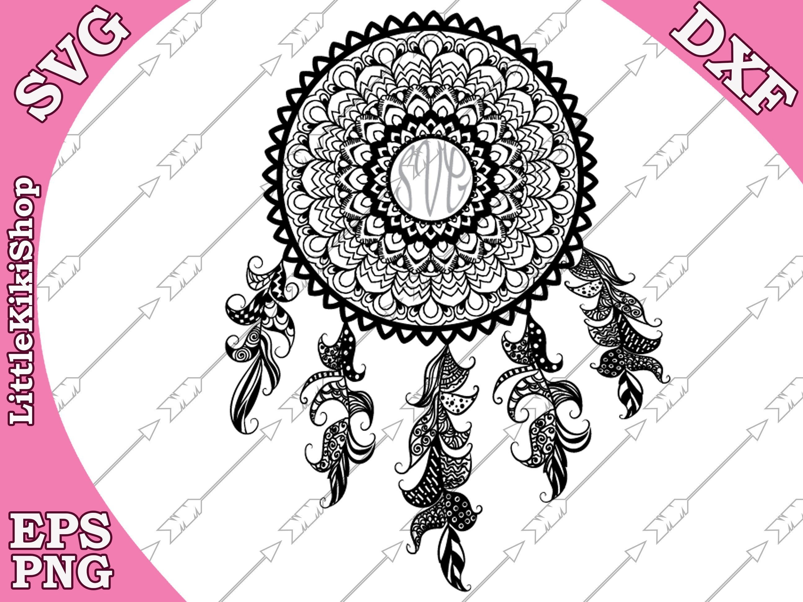 Free Free 285 Dream Catcher Svg Mandala SVG PNG EPS DXF File
