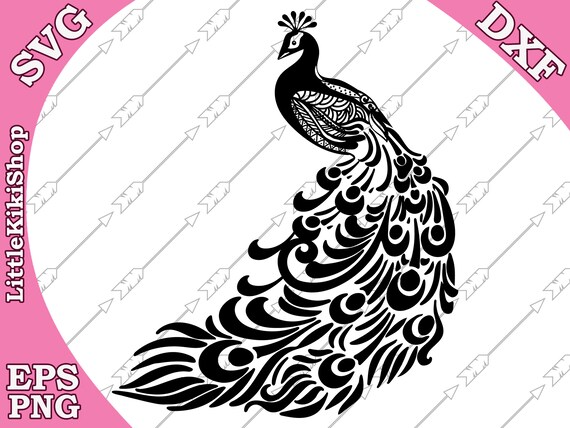 Download Mandala Peacock Svg Zentangle Animal Svg Cricut Svg File Zentagle For Cricut Silhouette