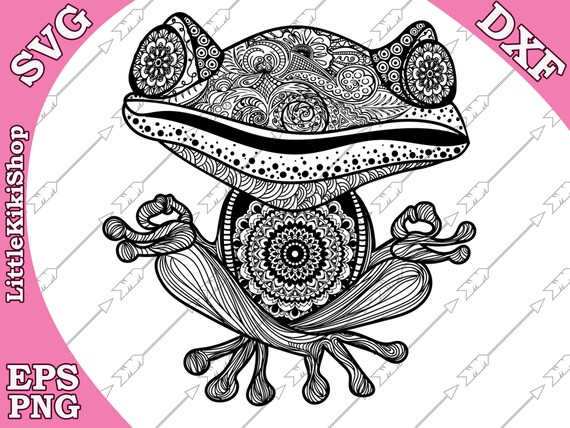 Download Yoga Frog Svg Mandala Frog Svg Yoga Svgfunny Etsy