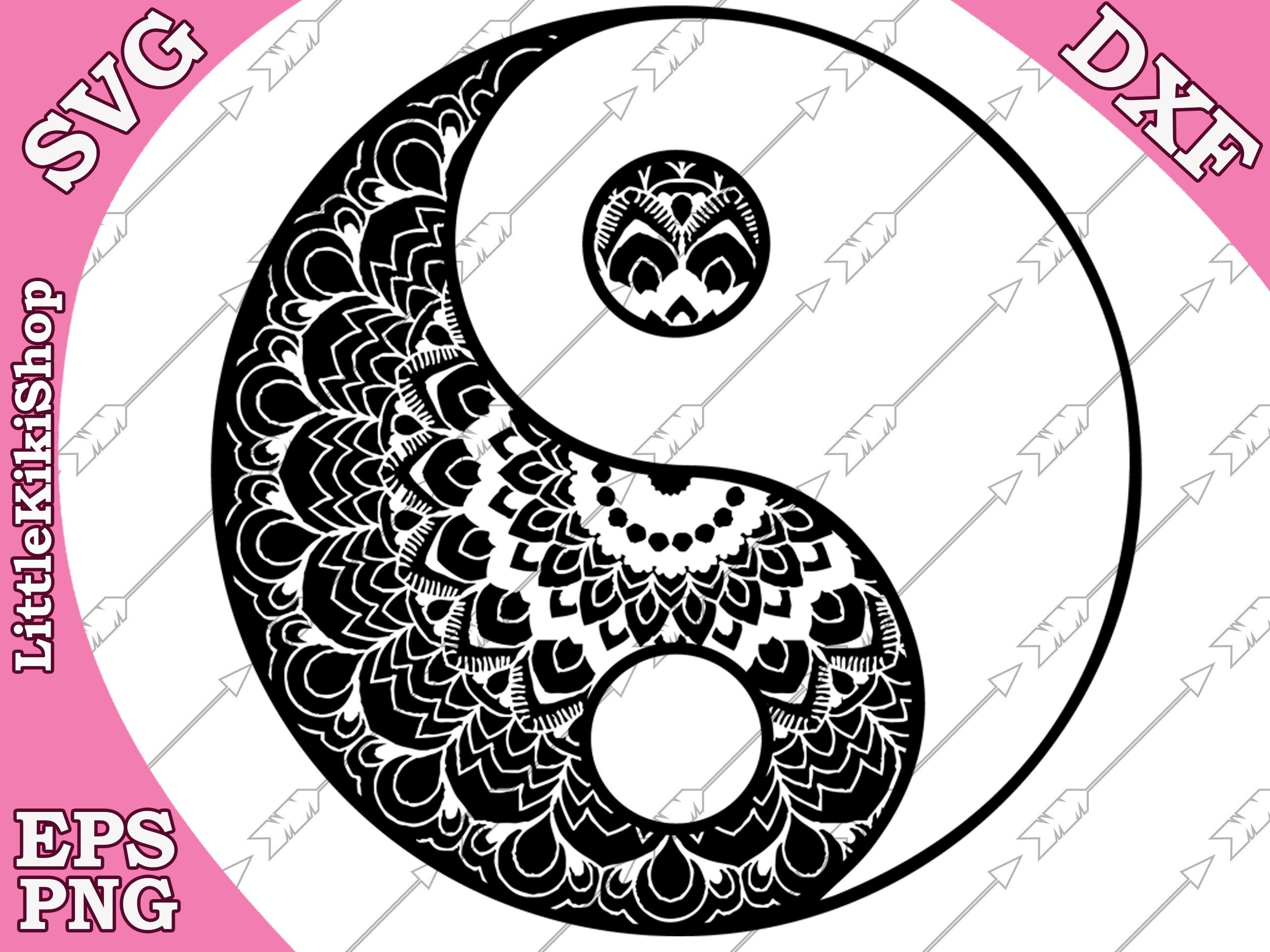 Download Yin Yang Svg Mandala Yin Yang Yin Yang Tattoo Etsy