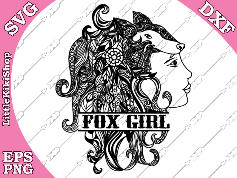 Download Zentangle Girl Monogram Svg Mandala Girl Svg Fox Girl Cut File Cricut Svg File Split Monogram Svg Zentagle For Cricut Silhouette Cut Svg Clip Art Art Collectibles Kromasol Com