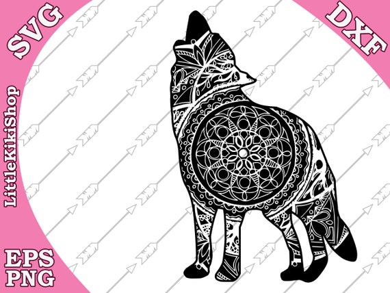 Download Clip Art Art Collectibles Zentangle Wolf Svg Mandala Wolf Svg Zentangle Animal Svg Cricut Svg File Zentagle For Cricut Silhouette Svg Intricate Svg Wolf Cut File