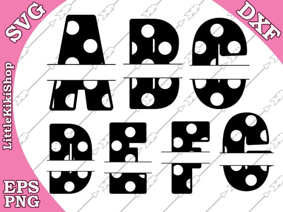 Download Art Collectibles Clip Art Polka Dot Alphabet Polka Dot Letters Svg Font With Dots Kids Font Svg Polkadot Monogram Font For Cricut Silhouette Svg Polka Dot Font Svg