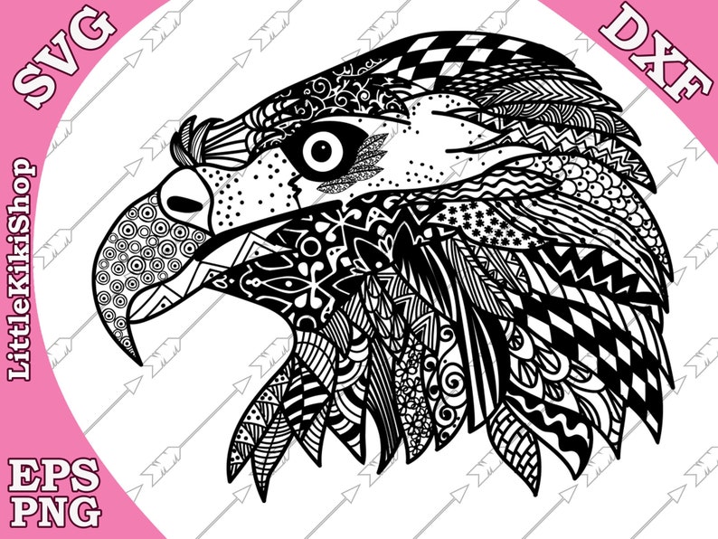 Free Free Eagle Mandala Cricut 483 SVG PNG EPS DXF File