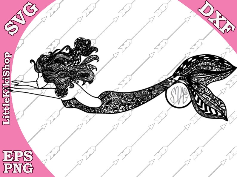 Download Zentangle Mermaid Monogram Svg Mandala Mermaid Svg Mermaid Cut File Cricut Svg File Zentagle For Cricut Silhouette Svg Intricate Svg Clip Art Art Collectibles Deshpandefoundationindia Org