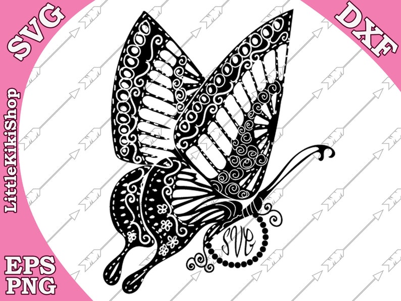 Free Free 92 Free Zentangle Butterfly Svg SVG PNG EPS DXF File