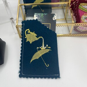 Bule guarda-chuva - bolso para cartão presente