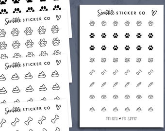 PET - MEDI Icon Stickers    |    Minimal Paper Planner & Bujo Stickers