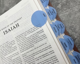 BIBLE TABS Set    | 4 colours |    Removable, Reusable, No Tear, Transparent Print Sticky Note Tabs