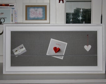 Memoboard Tjurs Mit Altem Rahmen Pinnwand Tafel Etsy