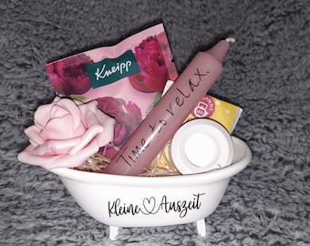 Kleine Auszeit - Badewanne aus Keraflott, Geschenkidee