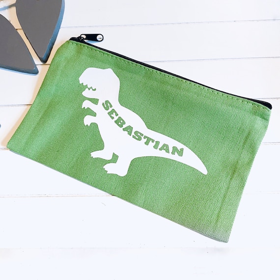 Dinosaur Pencil Case Personalised Birthday Gift Boys Gift Etsy