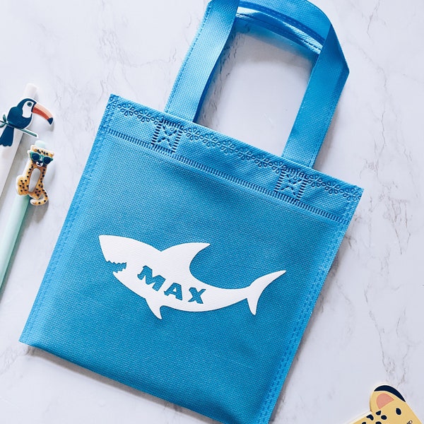 Party bag | Personalised gift bag | Colourful name tote | Bright gift bag | Totes for kids | Book bag | Mini name tote