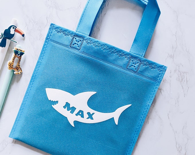 Party bag | Personalised gift bag | Colourful name tote | Bright gift bag | Totes for kids | Book bag | Mini name tote