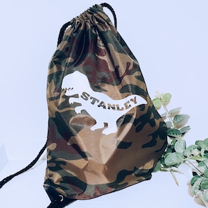 Sac en PE avec cordon de serrage pour enfants | Sac de sport personnalisé | Sac de sport de danse football | Cadeau d'anniversaire | Filles Garçons Enfants