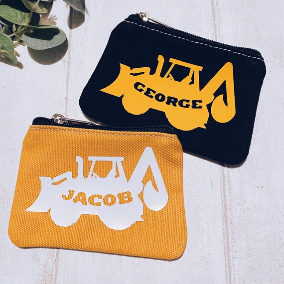 Crocodile Coin Purse Personalised Purse Boys Zip Money Purse Boys
