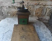Antique handmade coffee grinder, XIX century Ottoman period coffee grinder