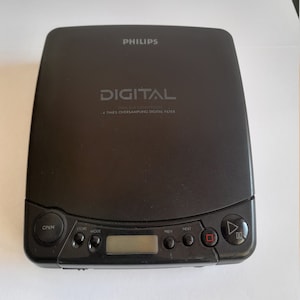 Portable Phillips compact disc player, Phillips AZ 6811 portable CD player for parts image 1