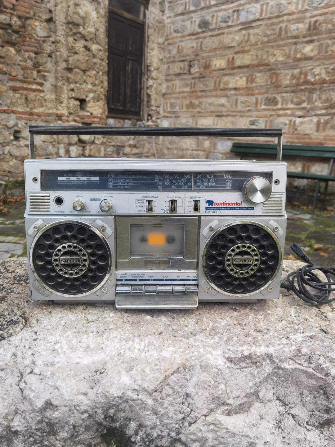 RADIO-CASSETTE BOOMBOX VINTAGE Continental Edison RC 5398 - Années 80, Collector EUR 24,00 - FR