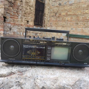 Elta 2210 vintage cassette recorder and TV combo device