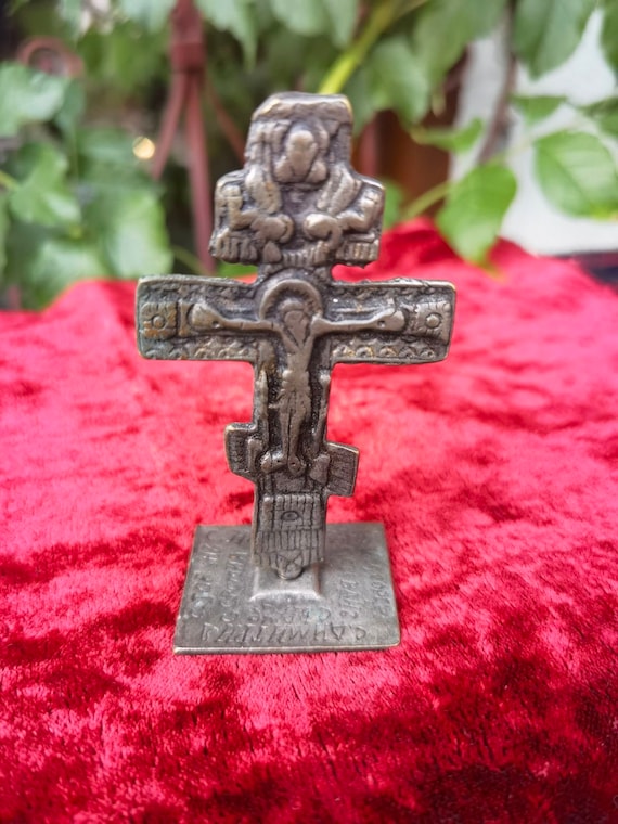 Croix en métal faite à la main, croix en métal chrétienne religieuse de  décor à la maison -  France