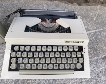 Maritsa 30 vintage typewriter, Macedonian Cyrillic typewriter