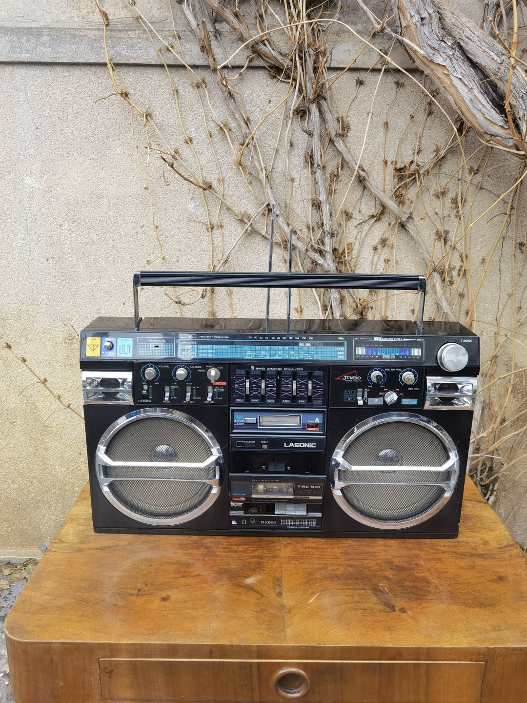 Lasonic Boombox Vintage Lasonic TRC931 Cassette Etsy